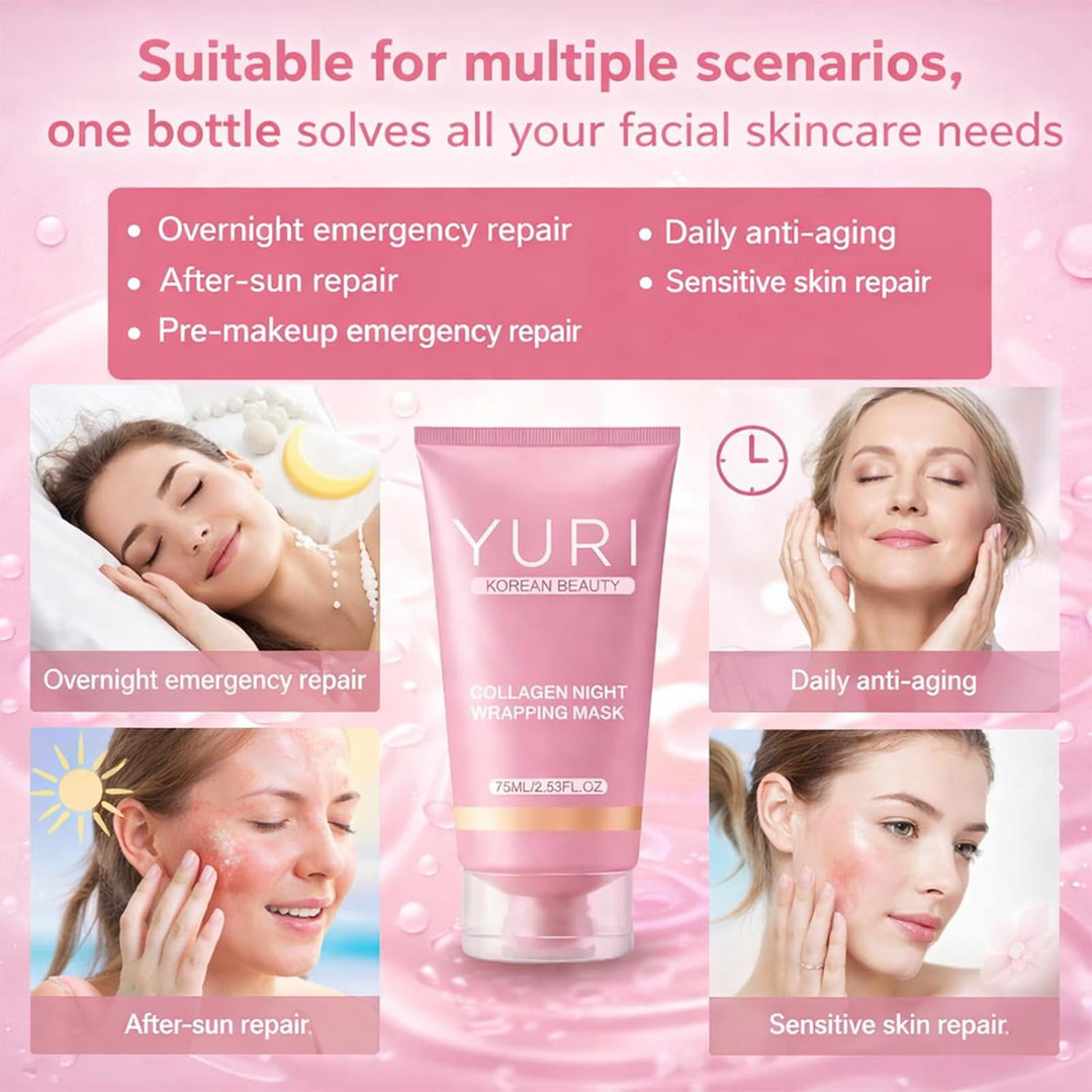 Glowsyme YURI Máscara de colágeno, YURI - Máscara de colágeno para...