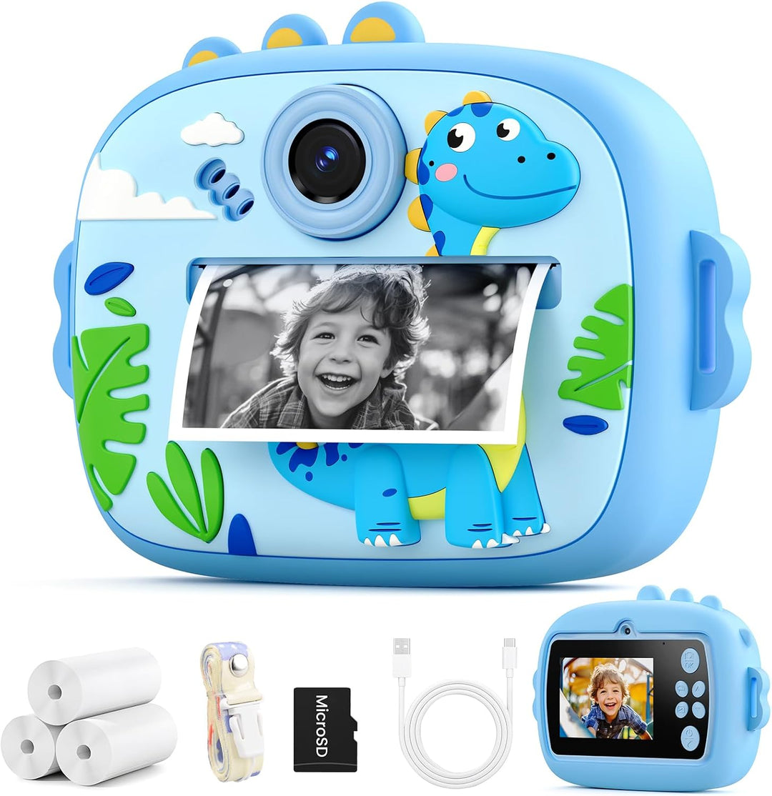 YOZISS Cámara de impresión instantánea para niños, cámara digital p...