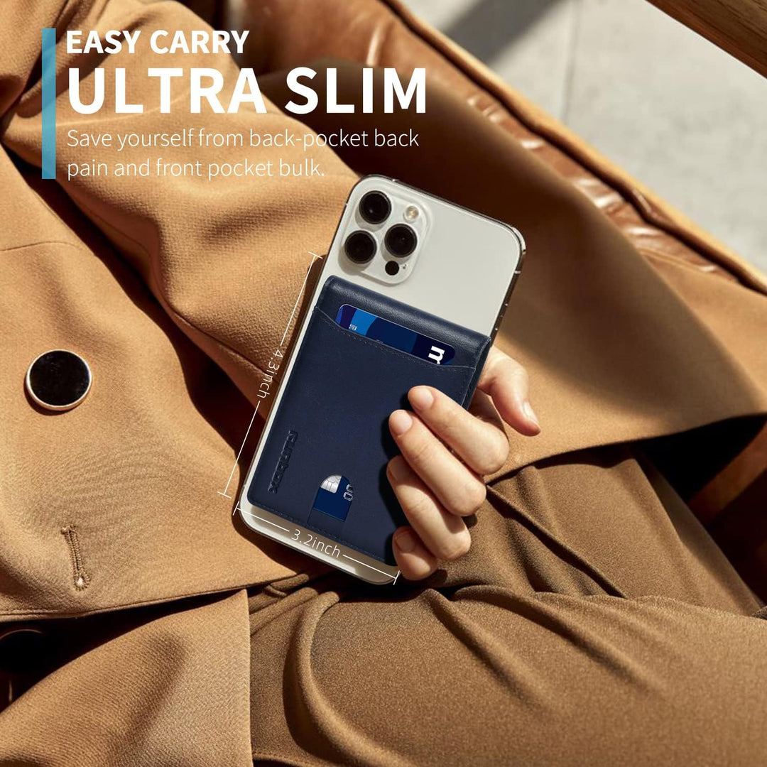 RUNBOX Cartera delgada para hombre, 11 ranuras para tarjetas de cré...