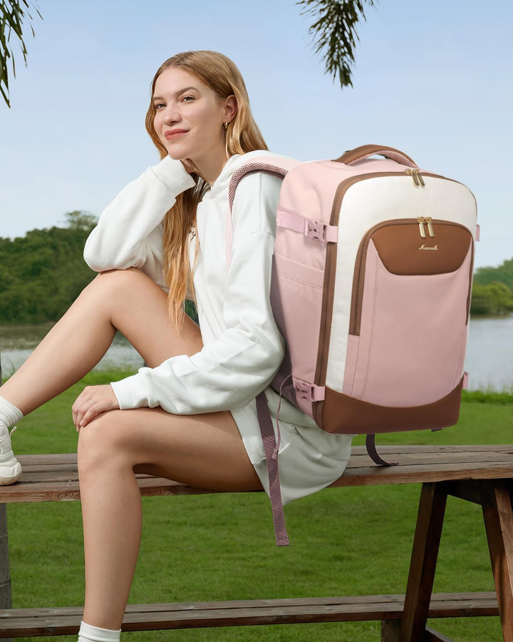 Mochila de viaje LOVEVOOK para mujeres y hombres, mochila grande de...