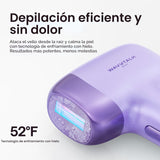 Wavytalk - Dispositivo de depilación láser IPL, desnuda con rodillo...