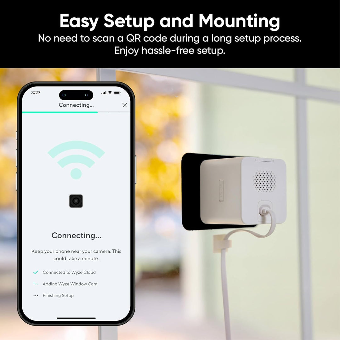 Wyze Cámara de ventana cámara de seguridad WiFi HD para