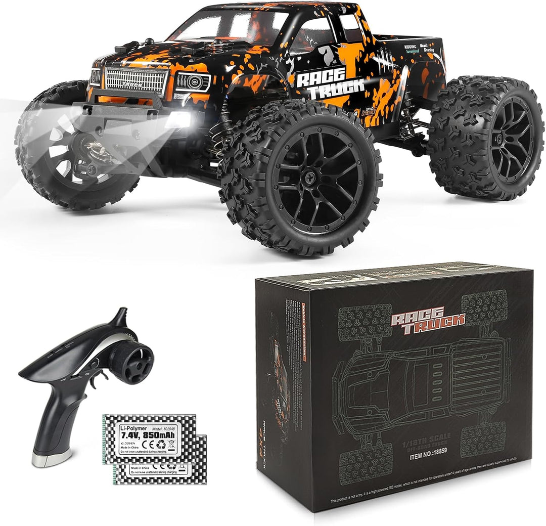 HAIBOXING Camión monstruo RC a escala 1:18 18859 36km\/h de velocid...