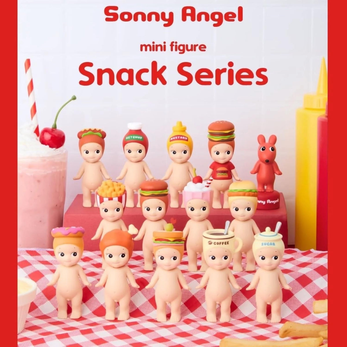 Sonny Angel Snack Series - 1 Caja ciega sellada - Figura mini original de edición limitada - Una surtida - Sin opción disponible