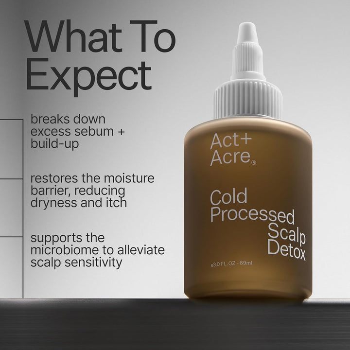ACT+ ACRE Aceite de desintoxicación del cuero cabelludo procesado e...