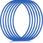 Shappy - 6 piezas de aros de ejercicio desmontables ajustables, juguete de plástico, juguetes de patio de juegos, aros circulares de colores para juegos de adolescentes, gimnasia, equipo de agilidad