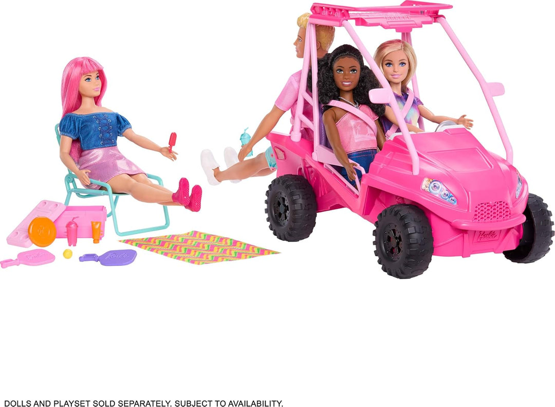 Barbie Misterios: Set de juego de detectives de playa con coche de...