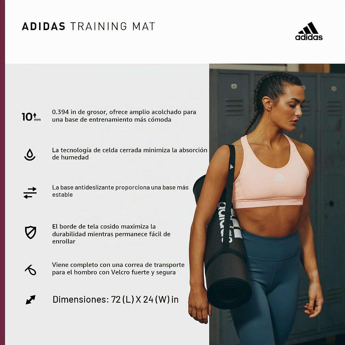 adidas Alfombrilla de entrenamiento