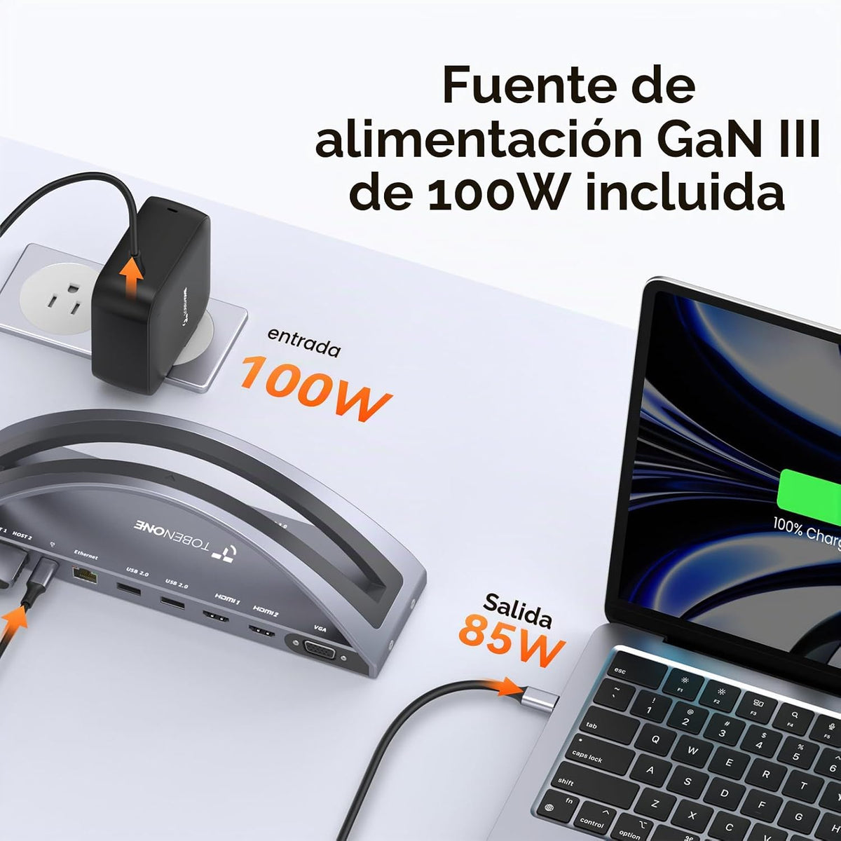 TobenONE - Soporte para estación de acoplamiento para MacBook Pro/Air Dual