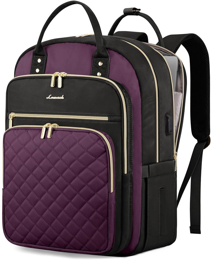 LOVEVOOK Mochila para laptop para mujer con compartimento separado...