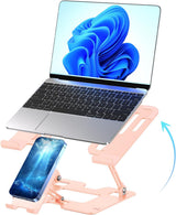Soporte ergonómico 2 en 1 para teléfono portátil para escritorio, s...