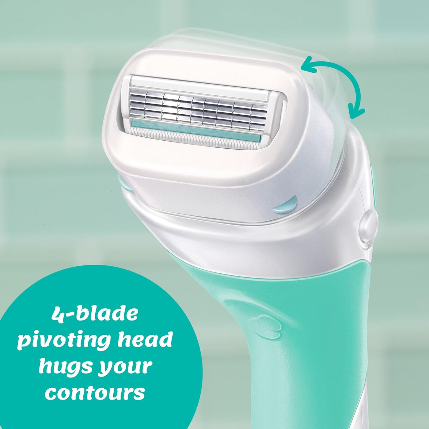 INTUITION Schick - Recambio de cuchillas de afeitar para piel sensi...