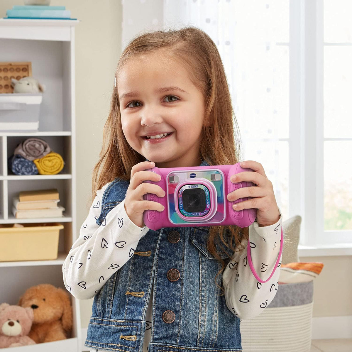 VTech KidiZoom Camera Pix Plus, Rosa