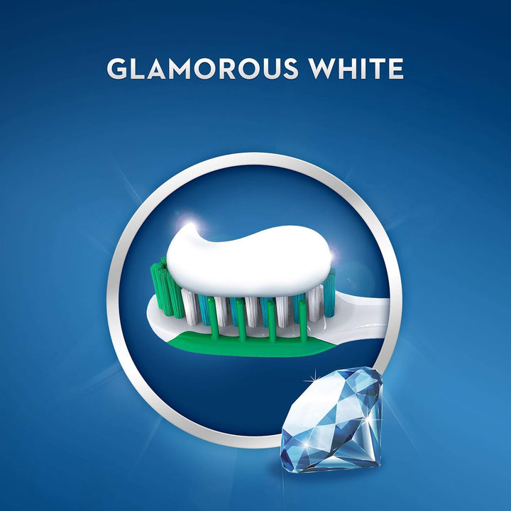 Crest Pasta de dientes blanqueadora blanca 3D, color blanco glamoro...