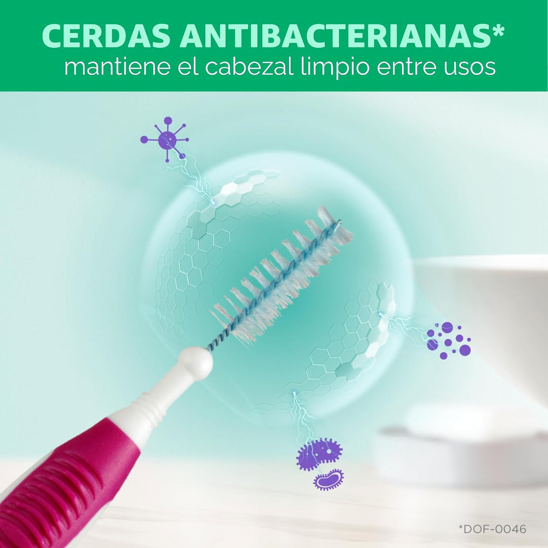 GUM Proxabrush Go-Betweens - Cepillos interdentales moderados, 15 u...