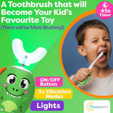 Trueocity Cepillo de Dientes Eléctrico Automático en Forma de U par...