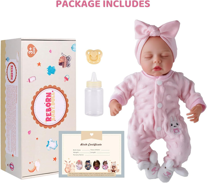 BABESIDE Muñecas de bebé Reborn de 12 pulgadas, cuerpo completo de...