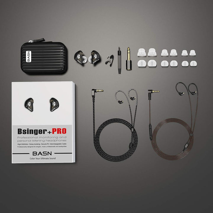 BASN Bsinger PRO Monitores intrauditivos híbridos dinámicos control...