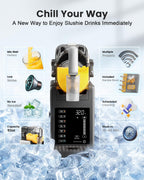 Máquina de granizado con control de aplicación WiFi, máquina de helados, 6