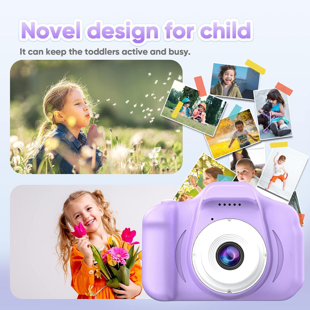 Seckton - Cámara de selfie mejorada para niños, regalos de Navidad...