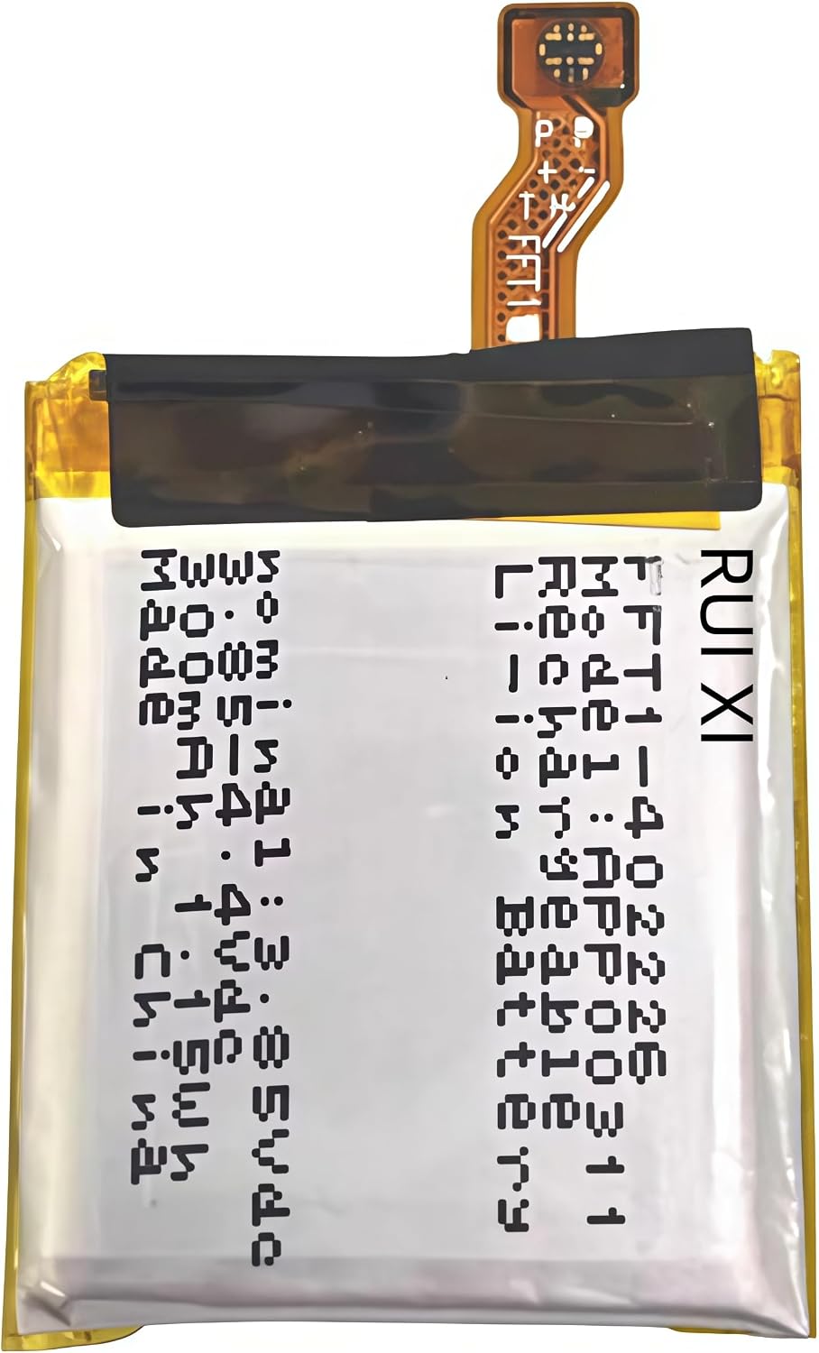 Batería compatible para Apack fossil DW11F2 Gen 5E 1.732 in /FFT1-402226 300mAh 3.85V APP00311 Smartwatch Batería