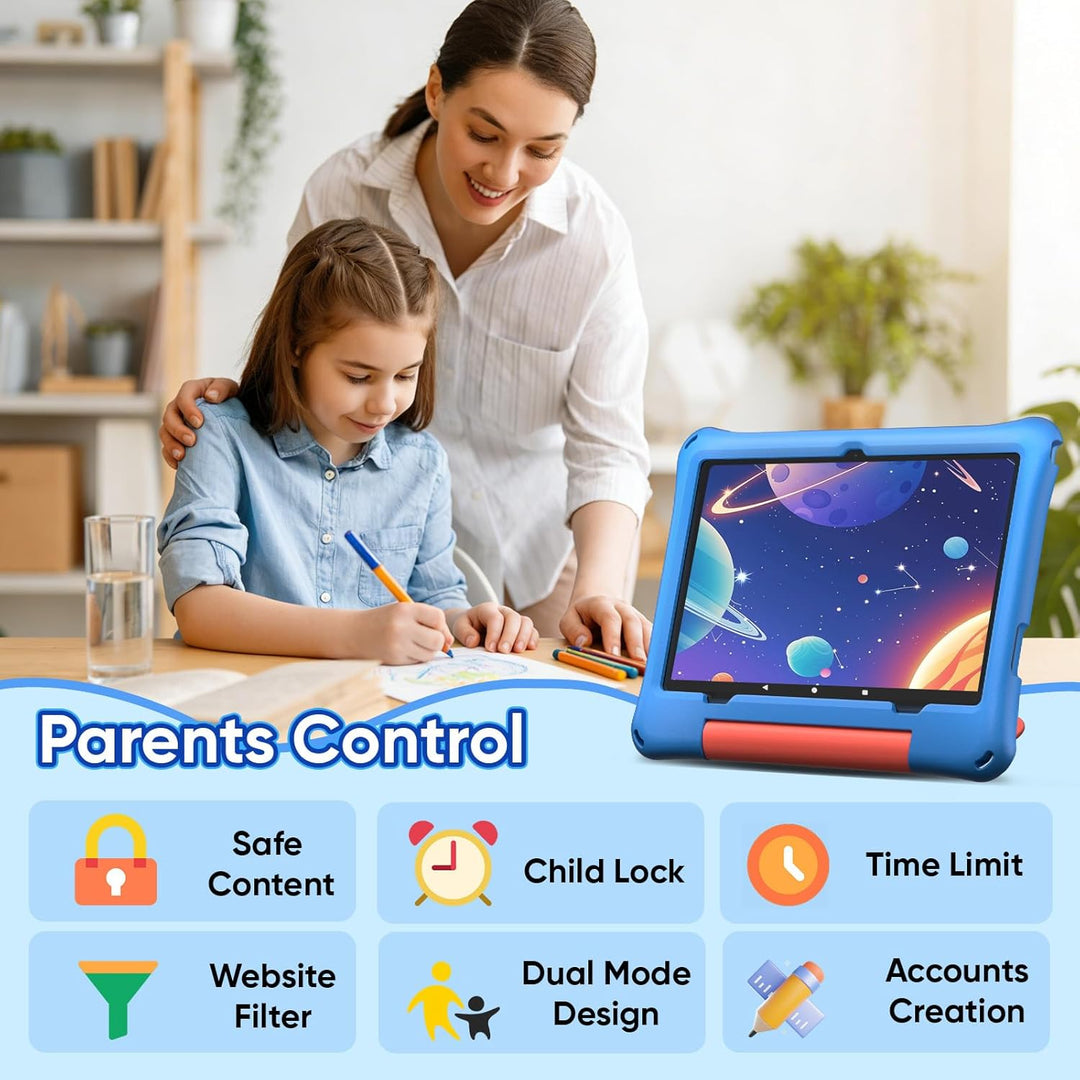 Tablet infantil de 10 pulgadas, tableta Android 16 para niños, proc...
