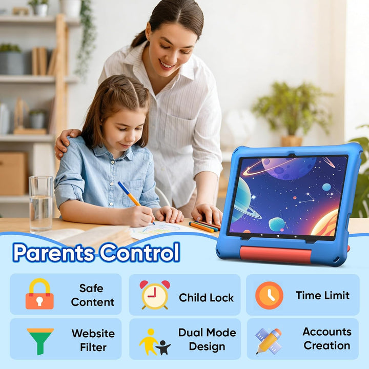 Tablet infantil de 10 pulgadas, tableta Android 16 para niños, proc...