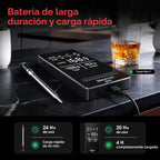 Termómetro inalámbrico inteligente WiFi para carne con alcance ilimitado, 7 sensores certificados NIST, precisión de ±0.5°F, Sub-1G (10 veces más fuerte que Bluetooth), APP y base digital