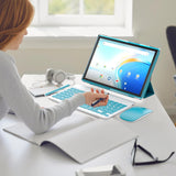 NOVOJOY Tableta 2 en 1 con Android 14 OS de 10 pulgadas, tabletas c...