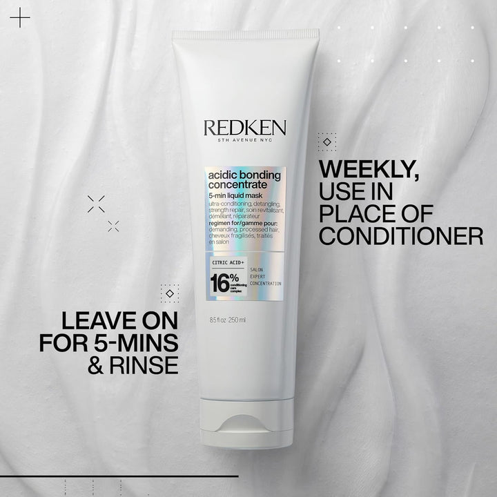 REDKEN Mascarilla capilar para reparación de cabello seco y dañado...