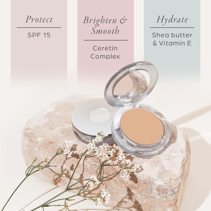 PÜR MINERALS Base de Maquillaje Mineral Prensada 4 en 1 en Polvo co...