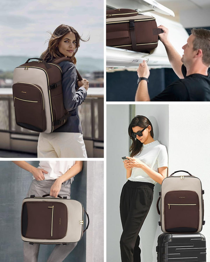 LOVEVOOK Mochila de equipaje de mano artículo personal bolsa de via...
