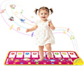 Tapete de piano de piso, tapete musical de juguetes para niñas pequeñas