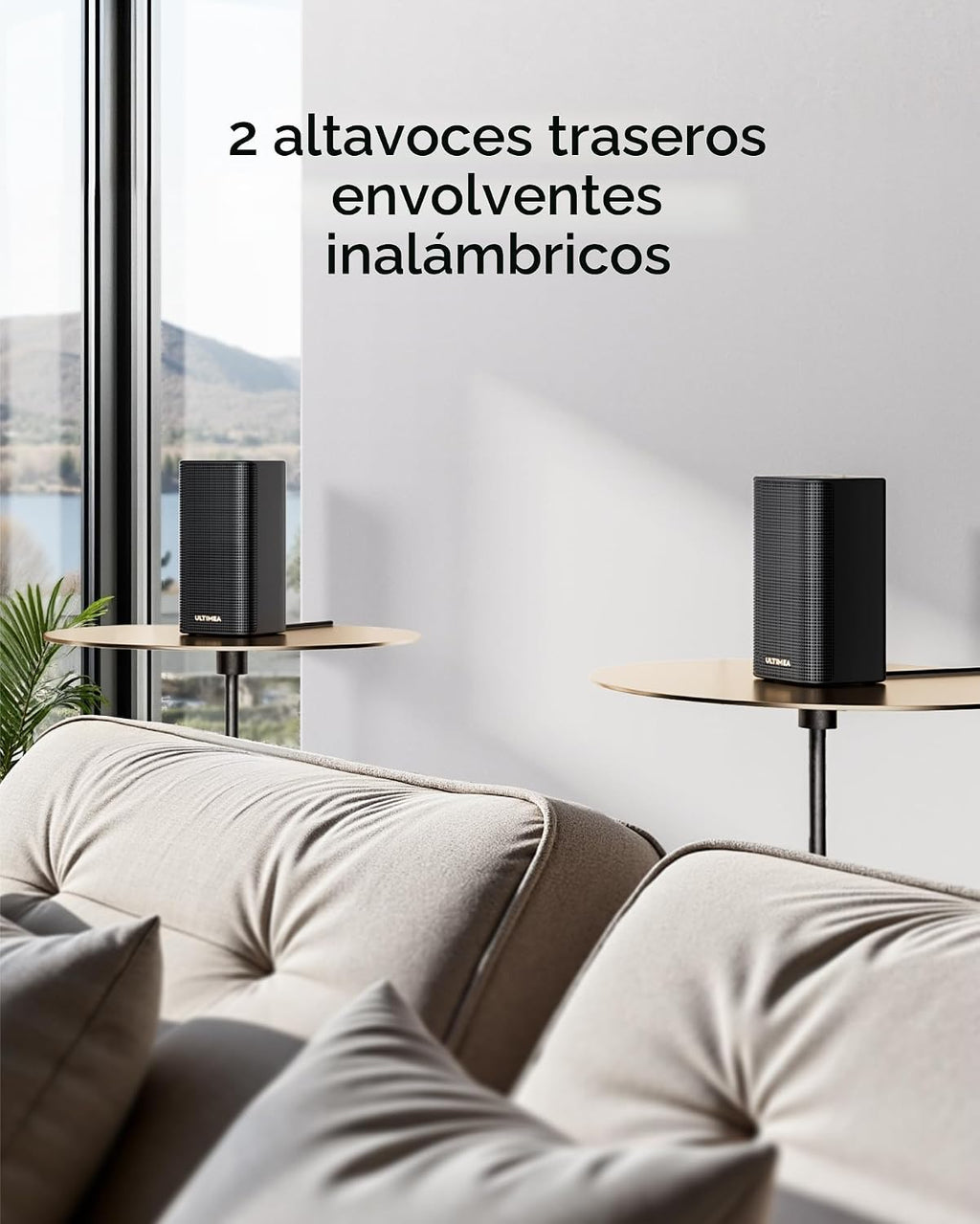 ULTIMEA Skywave X40 5.1.2ch Sound Bar para TV inteligente, Sistema de sonido envolvente