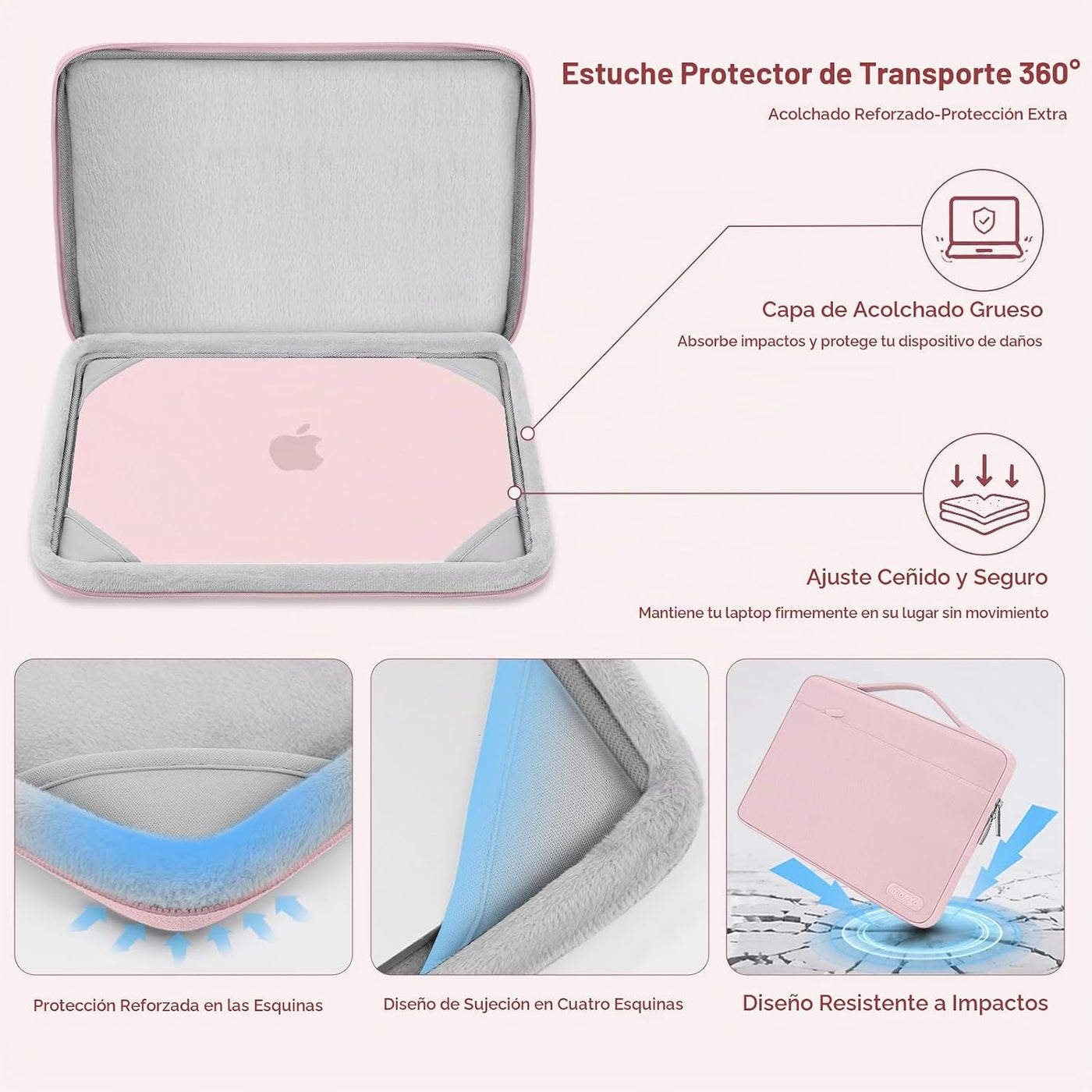 MOSISO Funda compatible con MacBook Neo de 13 pulgadas, modelo A340...