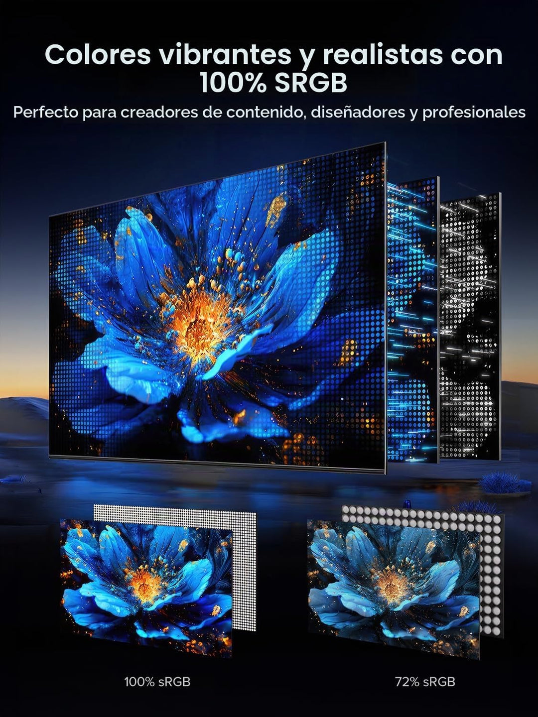 UPERFECT Monitor portátil de 18.5 pulgadas, 120Hz, pantalla táctil,...