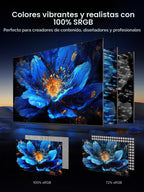 UPERFECT Monitor portátil de 18.5 pulgadas, 120Hz, pantalla táctil,...