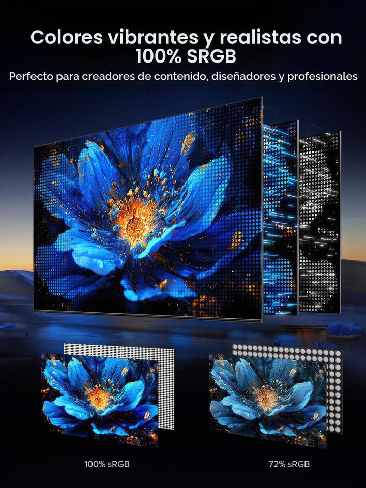 UPERFECT Monitor portátil de 18.5 pulgadas, 120Hz, pantalla táctil,...