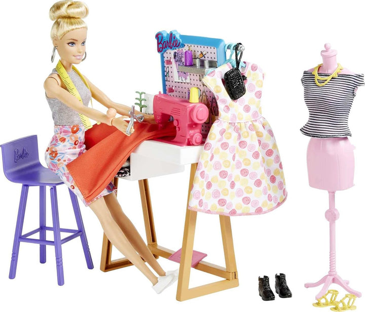 Barbie Muñeca de diseñador de moda y más de 25 accesorios, juego de...