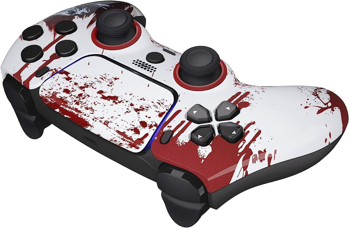 Controlador inalámbrico Custom Controllerzz compatible con PS5 - Varios diseños disponibles (PS5 Bloody Zombie)