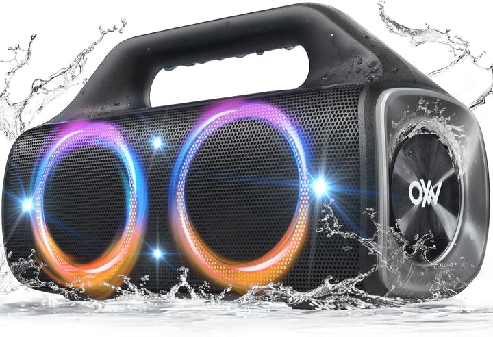 OYW Altavoz Bluetooth impermeable IPX67: 80 W (pico) Altavoces inal...