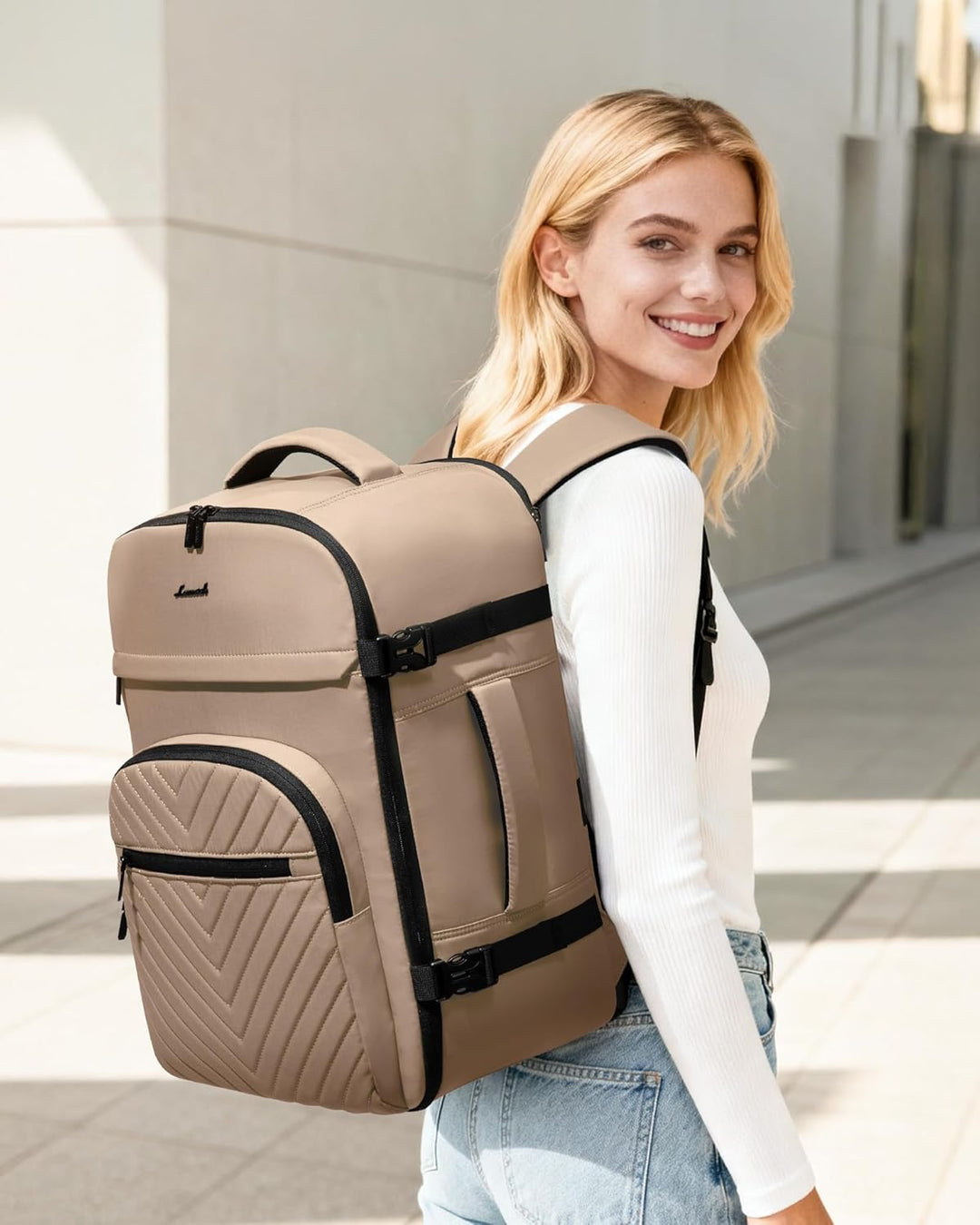 LOVEVOOK Mochila de viaje para mujeres y hombres, bolsa de viaje pa...