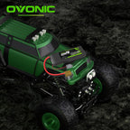 OVONIC 7,4V Lipo 2200 mAh 50C 2S Batería Lipo con enchufe XT60+TRA...