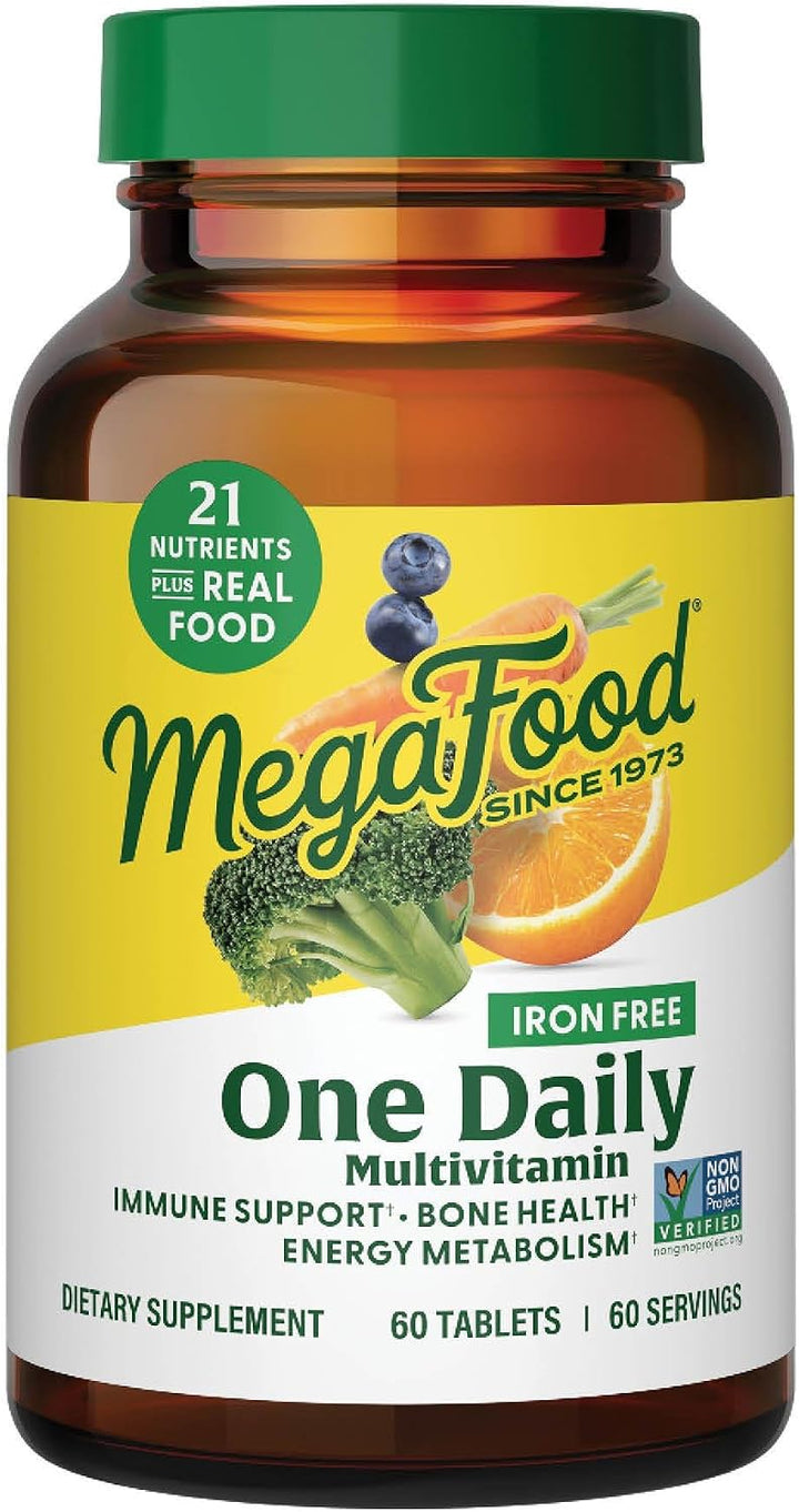 MegaFood One Daily Multivitamínico sin hierro - Multivitamínico par...