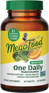 MegaFood One Daily Multivitamínico sin hierro - Multivitamínico par...