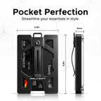 Portatarjetas y cartera de aluminio prémium