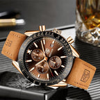 BENYAR Reloj para hombre analógico cronógrafo de cuarzo, impermeable, luminoso, de diseñador, relojes de pulsera para hombre, para negocios, trabajo, deporte, casual, con correa de silicona