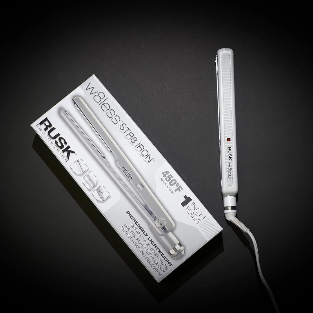 Rusk Engineering W8less - Hierro profesional Str8 de cerámica y tur...