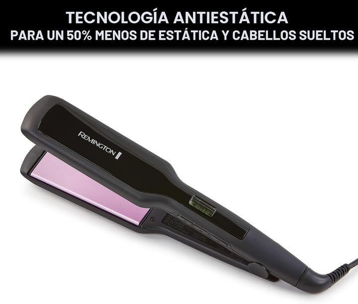 Remington Plancha plana de 1 3\/4 pulgadas, plancha de pelo con tec...