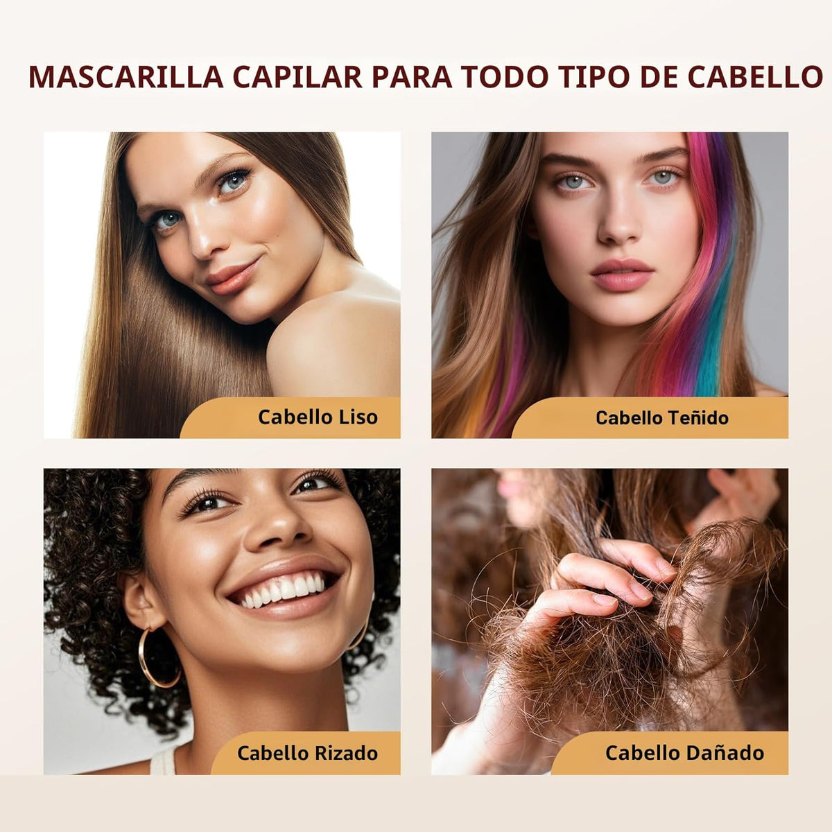 Karseell Tratamiento capilar con colágeno, reparación profunda, aco...